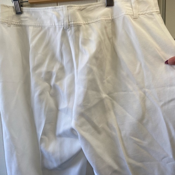 Eileen Fisher Small white shorts womens elegant $165 - Picture 5 of 7